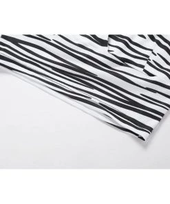 Own Saviour Tees + Tops Zebra Halter Crop