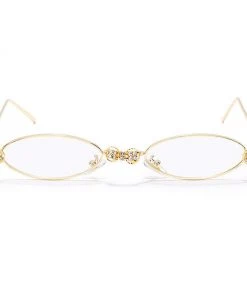 Own Saviour Rhinestone Oval Shades
