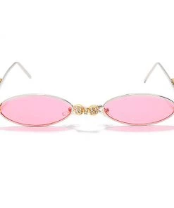 Own Saviour Rhinestone Oval Shades