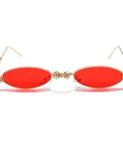 Own Saviour Rhinestone Oval Shades