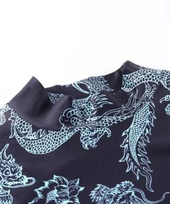 Own Saviour Backless Dragon Lace Up Crop Tees + Tops