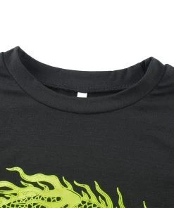 Own Saviour Tees + Tops White Oversize Dragon Tee