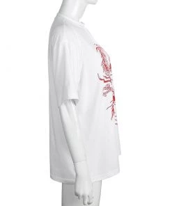 Own Saviour Tees + Tops White Oversize Dragon Tee