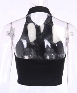 Own Saviour Backless Collar Tank Tees + Tops