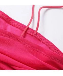 Own Saviour Dresses + Sets Pink Ruched Mini Dress