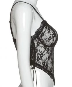 Own Saviour Lace Point Tank Crop