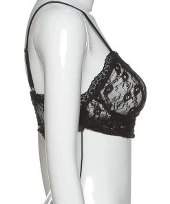 Own Saviour Lace Point Tank Crop