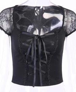Own Saviour Lace Corset Tee Tees + Tops