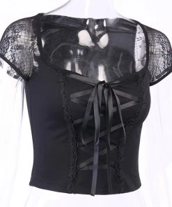 Own Saviour Lace Corset Tee Tees + Tops