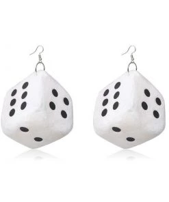 Own Saviour Oversize Dice Earrings