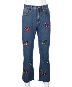 Own Saviour Pants Colour Butterfly Jeans