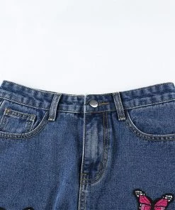 Own Saviour Pants Colour Butterfly Jeans