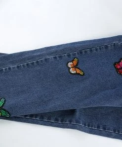 Own Saviour Pants Colour Butterfly Jeans