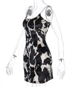 Own Saviour Satin Cow Dress