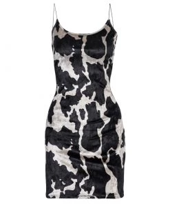Own Saviour Satin Cow Dress