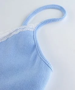 Own Saviour Lace Cami Crop Tees + Tops