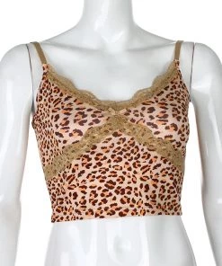 Own Saviour Leopard Frill Vest