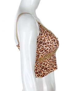 Own Saviour Leopard Frill Vest