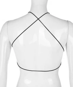 Own Saviour Blue Tie Dye Point Crop