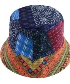 Own Saviour Retro Patchwork Bucket Hat