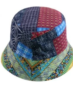 Own Saviour Retro Patchwork Bucket Hat