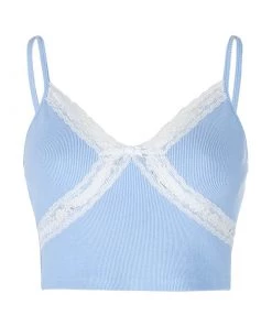 Own Saviour Lace Cami Crop Tees + Tops