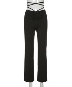 Own Saviour New In Tie Up Low Rise Pants
