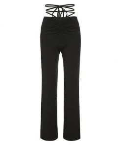 Own Saviour New In Tie Up Low Rise Pants