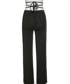 Own Saviour New In Tie Up Low Rise Pants