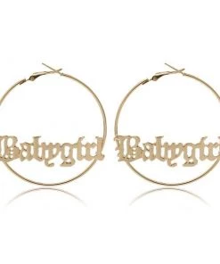 Own Saviour Babygirl Hoop Earrings