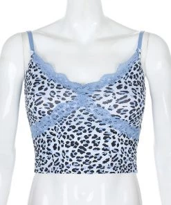 Own Saviour Leopard Frill Vest