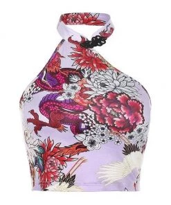 Own Saviour Asymmetrical Dragon Halter Tees + Tops