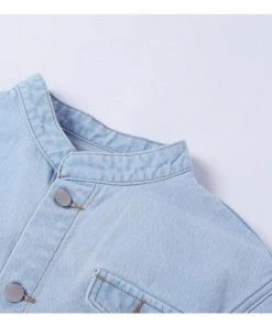 Own Saviour Crop Denim Jacket Jackets