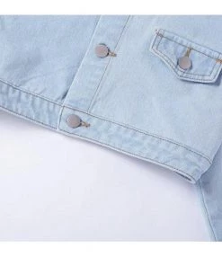 Own Saviour Crop Denim Jacket Jackets