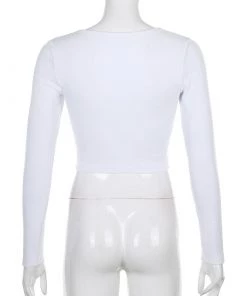 Own Saviour L/S Butterfly Chain Crop Tees + Tops