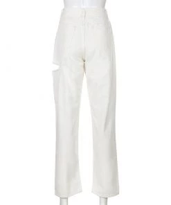 Own Saviour White Rip Jeans