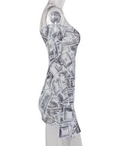 Own Saviour Dollar Mesh Mini Dress Dresses + Sets