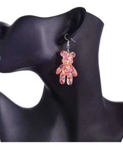 Own Saviour Bear Drop Earrings