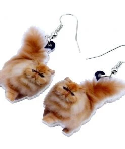 Own Saviour Accessories Fluffy Cat Dangle Earrings