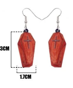 Own Saviour Accessories Mini Coffin Earrings