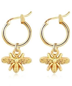 Own Saviour Accessories Bee Mini Hoop Earrings