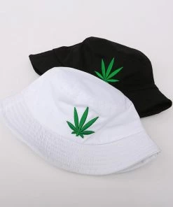 Own Saviour Leaf Embroidery Bucket Hat
