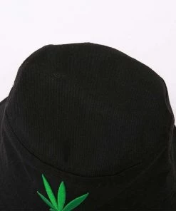 Own Saviour Leaf Embroidery Bucket Hat
