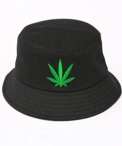 Own Saviour Leaf Embroidery Bucket Hat