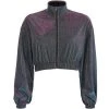 Own Saviour Glitter Turtleneck Zip Jacket