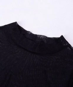 Own Saviour Mesh Transparent Mini Dress