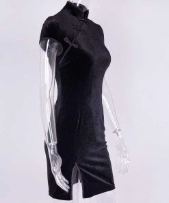 Own Saviour Velvet Mara Mini Dress Tees + Tops