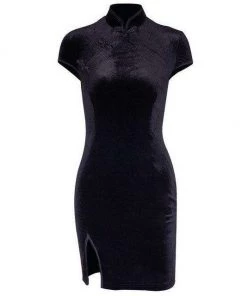 Own Saviour Velvet Mara Mini Dress Tees + Tops