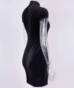 Own Saviour Velvet Mara Mini Dress Tees + Tops