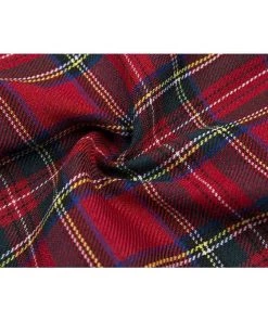Own Saviour Red Plaid Split Skirt